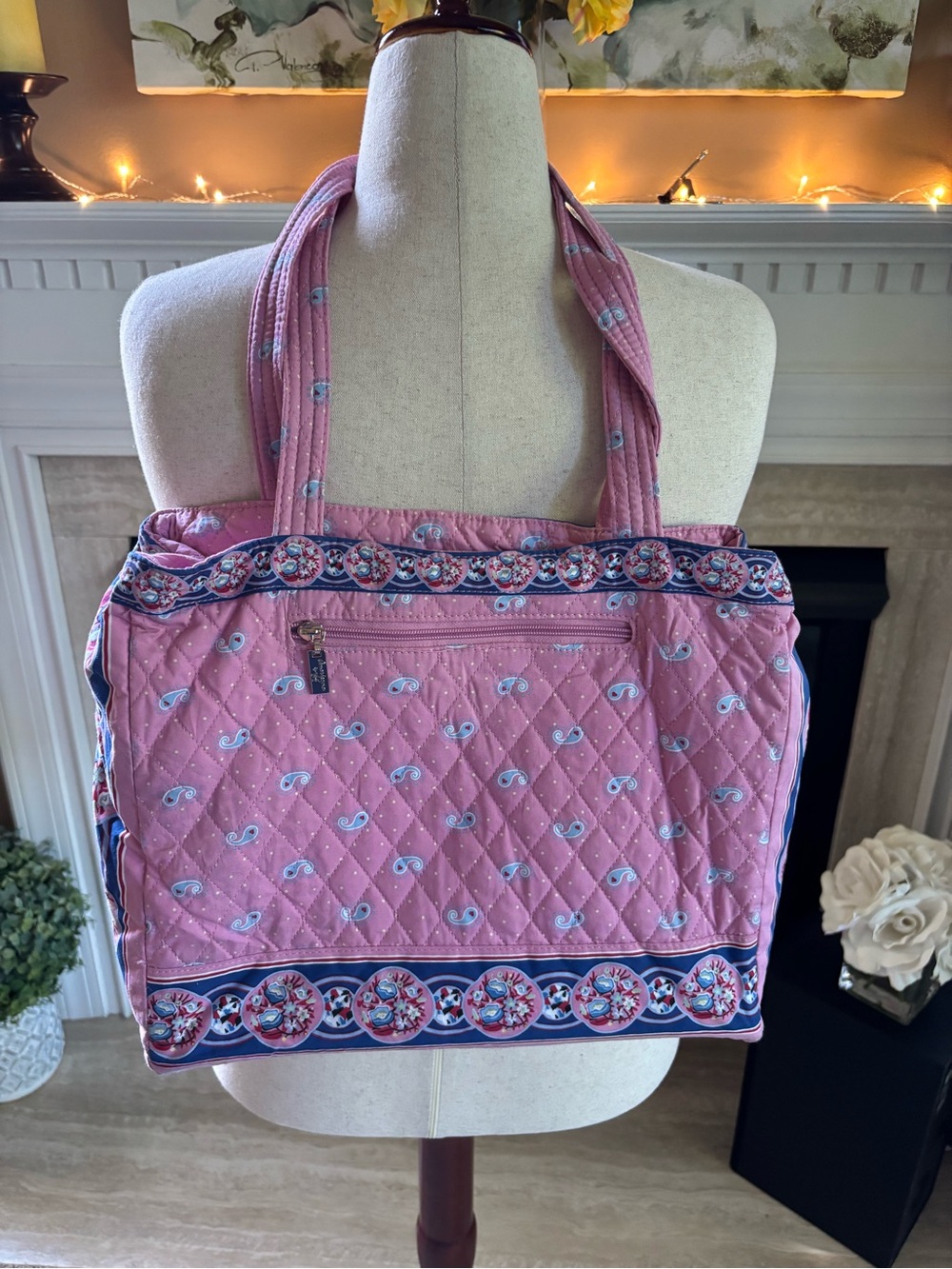 *NEW* Americana by Sharif - Quilted Tote Bag for Women